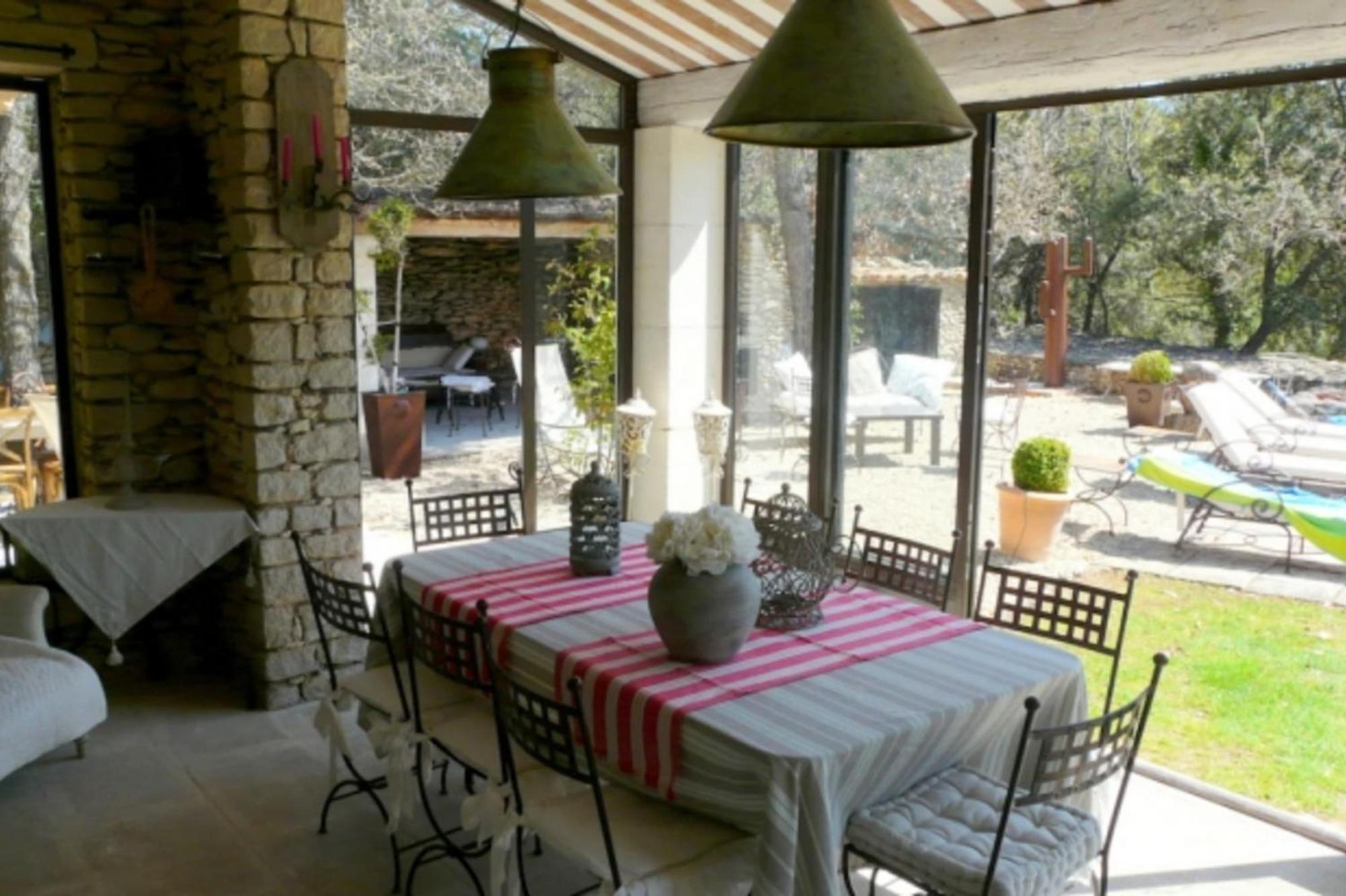 Beautiful Provencal Villa With Pool And Jacuzzi Лакост Экстерьер фото