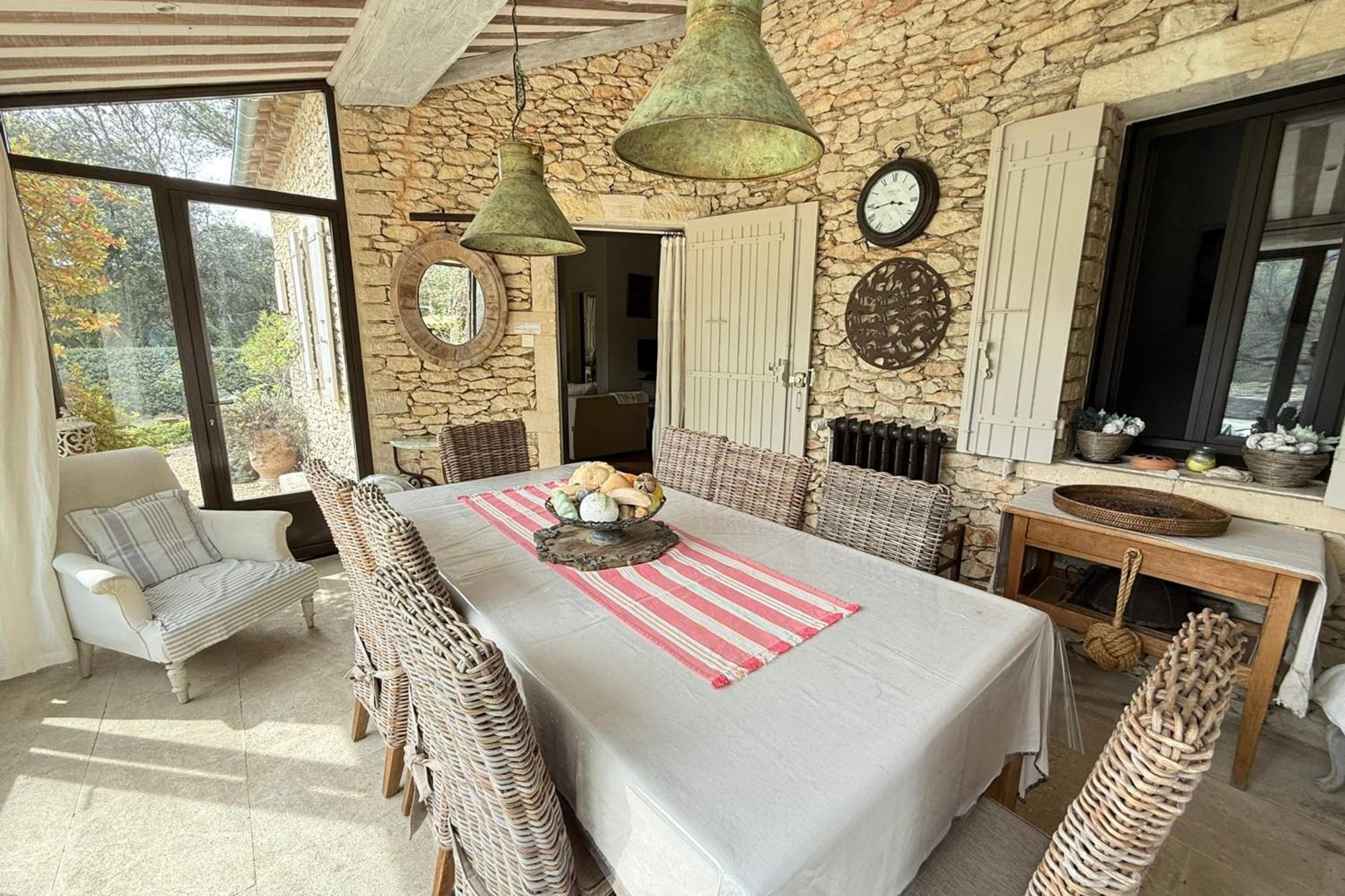 Beautiful Provencal Villa With Pool And Jacuzzi Лакост Экстерьер фото